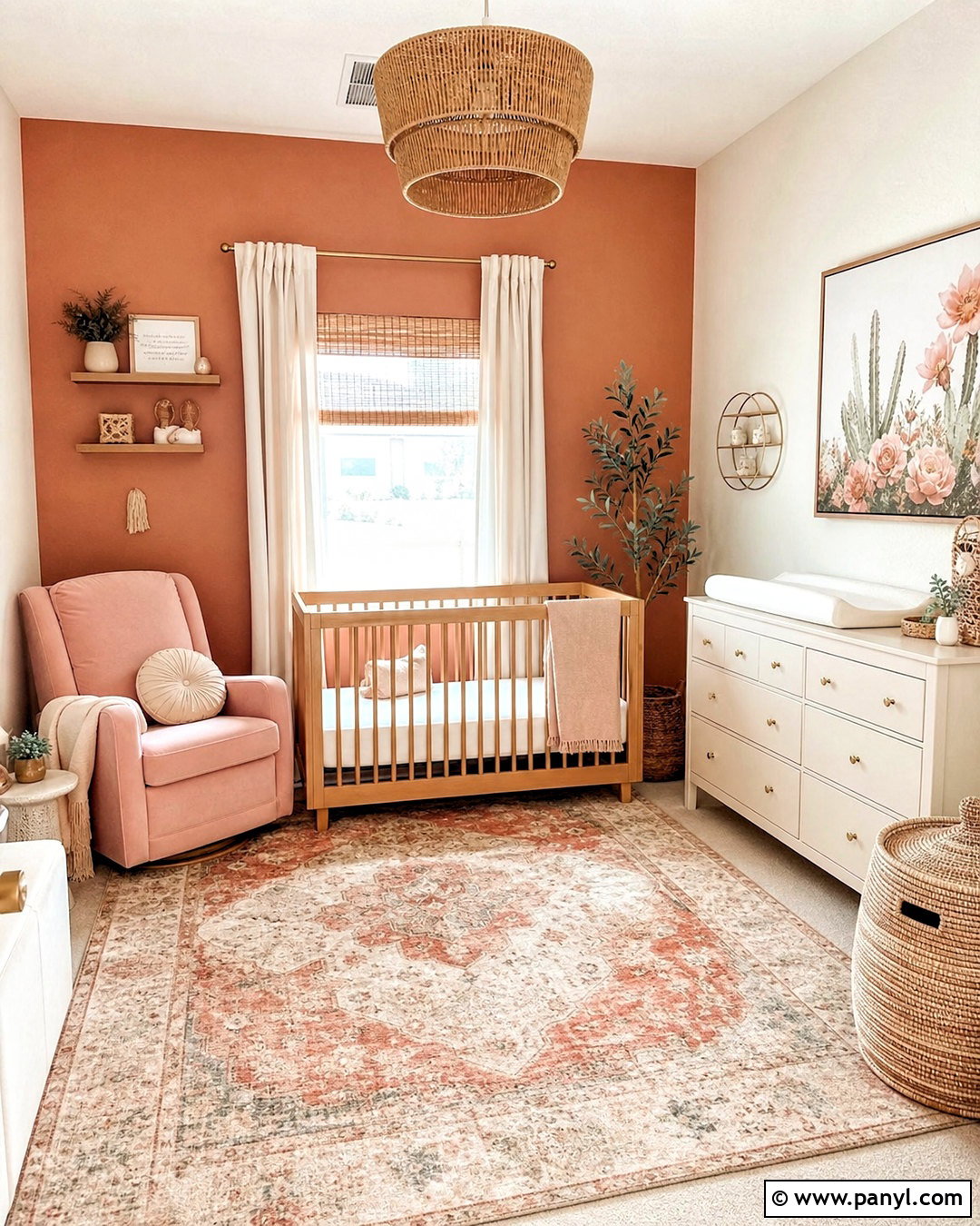 Terracotta And Blush Baby Girl Bedroom Paint - 20 baby girl bedroom paint ideas
