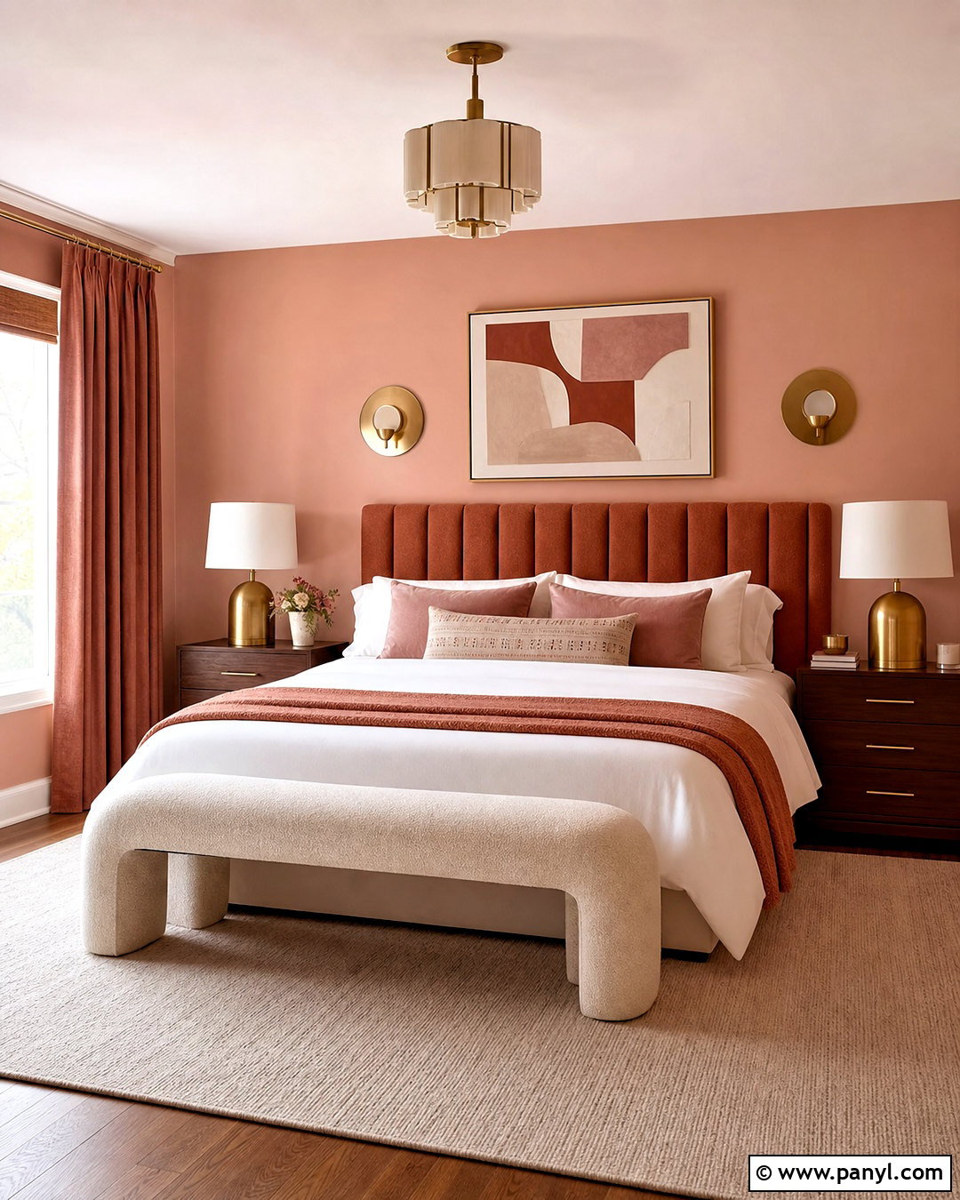 Terracotta And Blush Bedroom - 20 terracotta bedroom ideas
