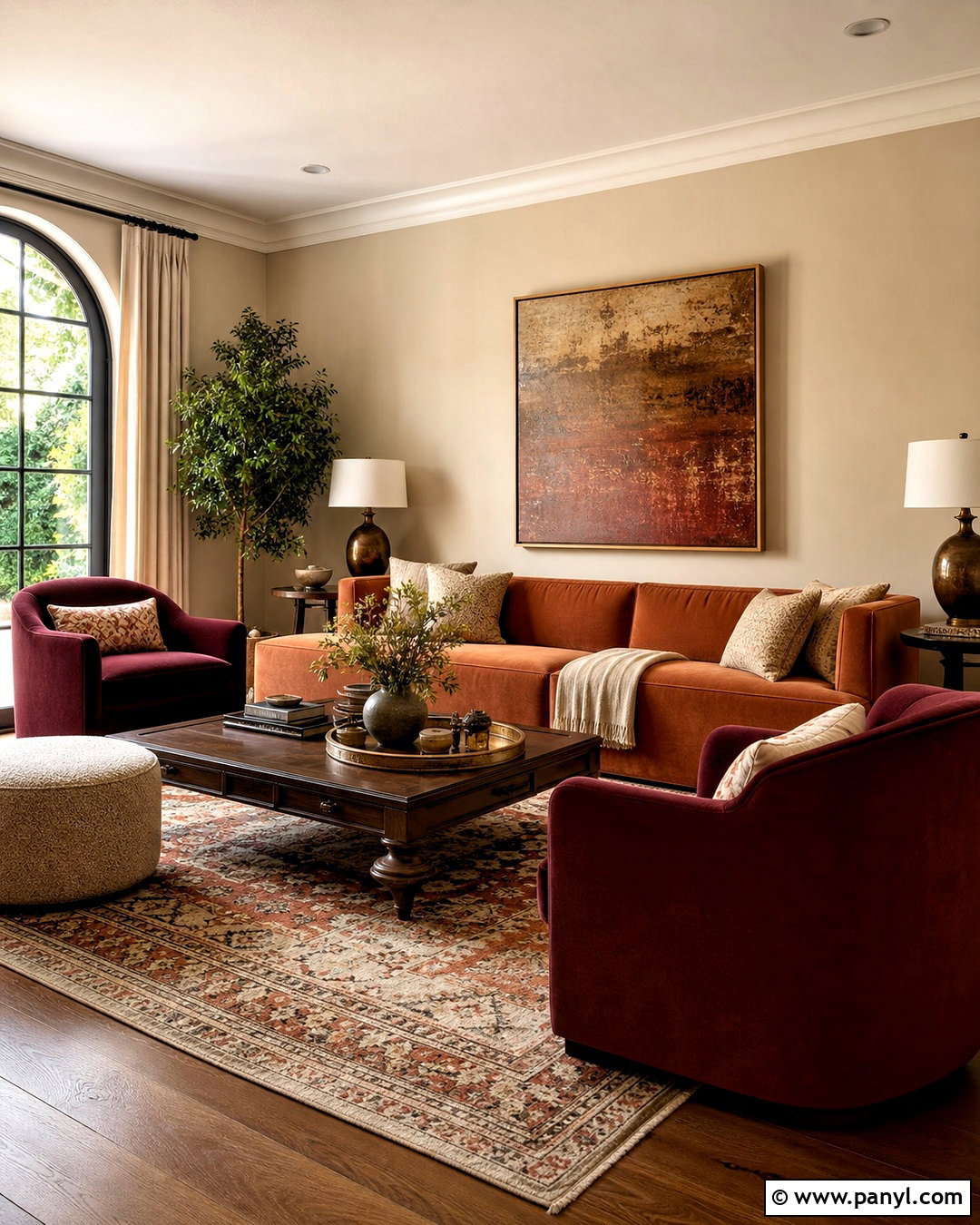 Terracotta And Burgundy Living Room - 20 terracotta colour palette ideas