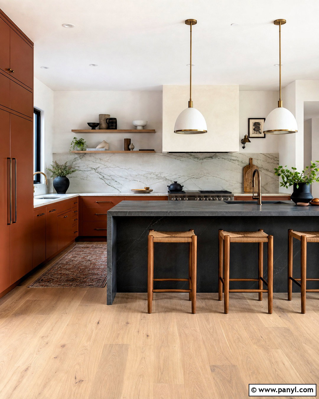 Terracotta And Charcoal Kitchen - 20 terracotta colour palette ideas