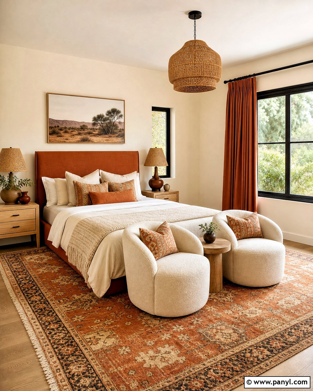 Terracotta And Cream Bedroom - 20 terracotta bedroom ideas
