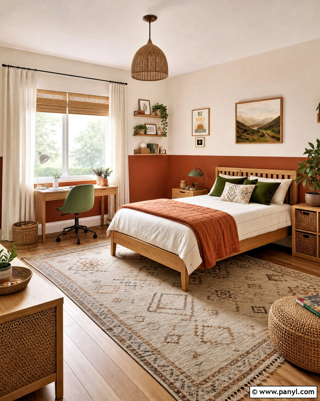 Terracotta And Cream Kids Room - 20 kids room color schemes