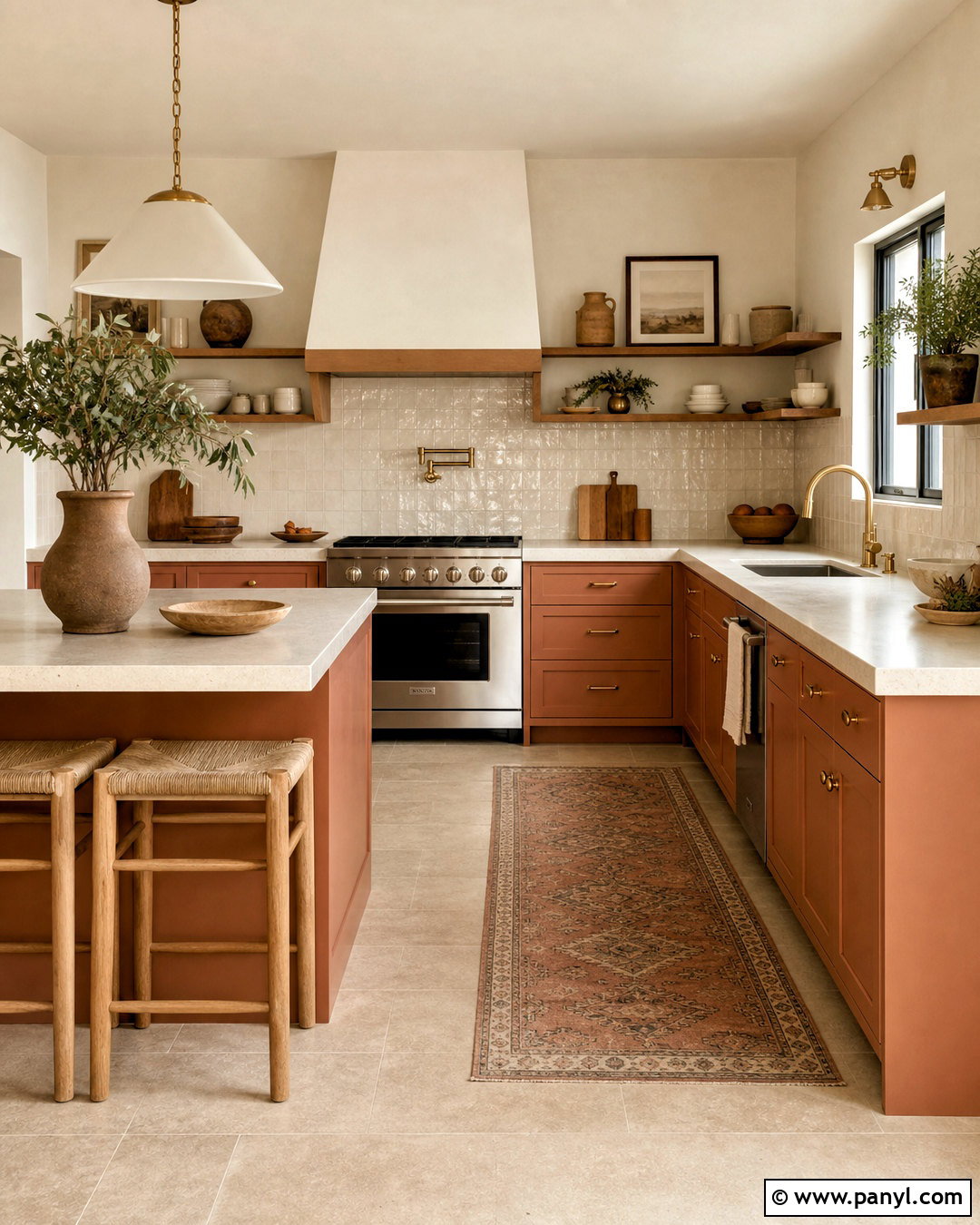 Terracotta And Cream Kitchen - 20 warm toned kitchen ideas