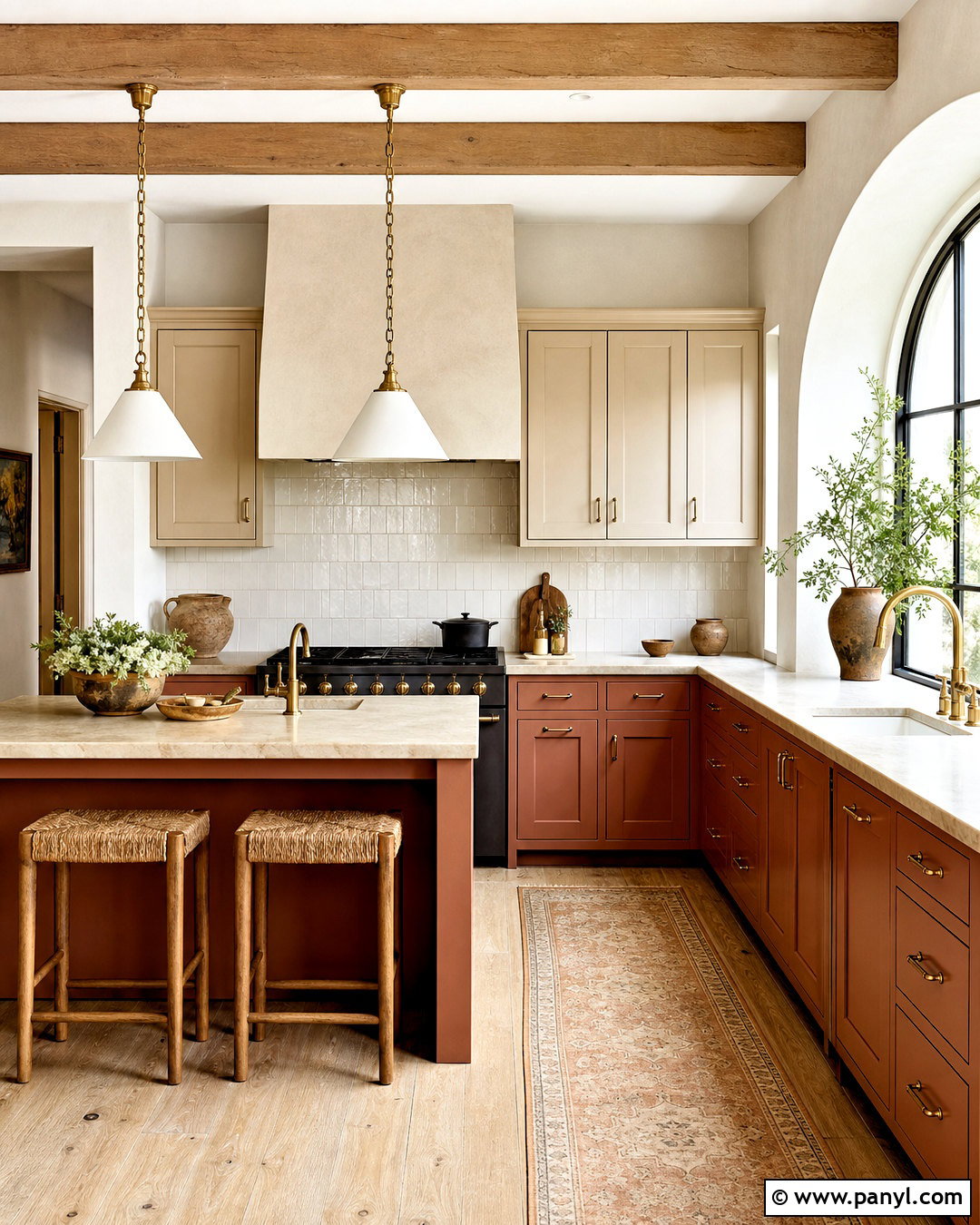 Terracotta And Cream Kitchen Cabinets - 20 kitchen cabinets colour combinations