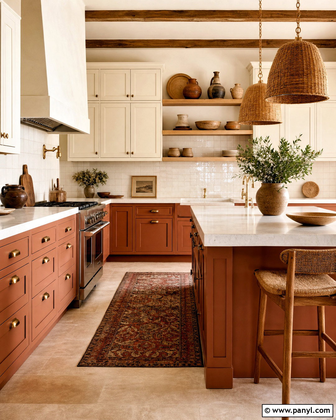Terracotta And Cream Kitchen Color Combination - 20 kitchen colour combination ideas