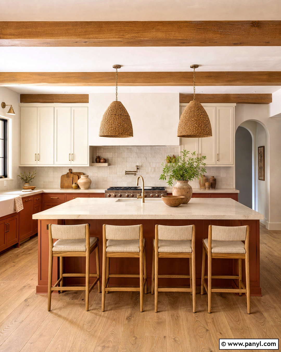 Terracotta And Cream Kitchen Color Scheme - 20 kitchen ideas color schemes
