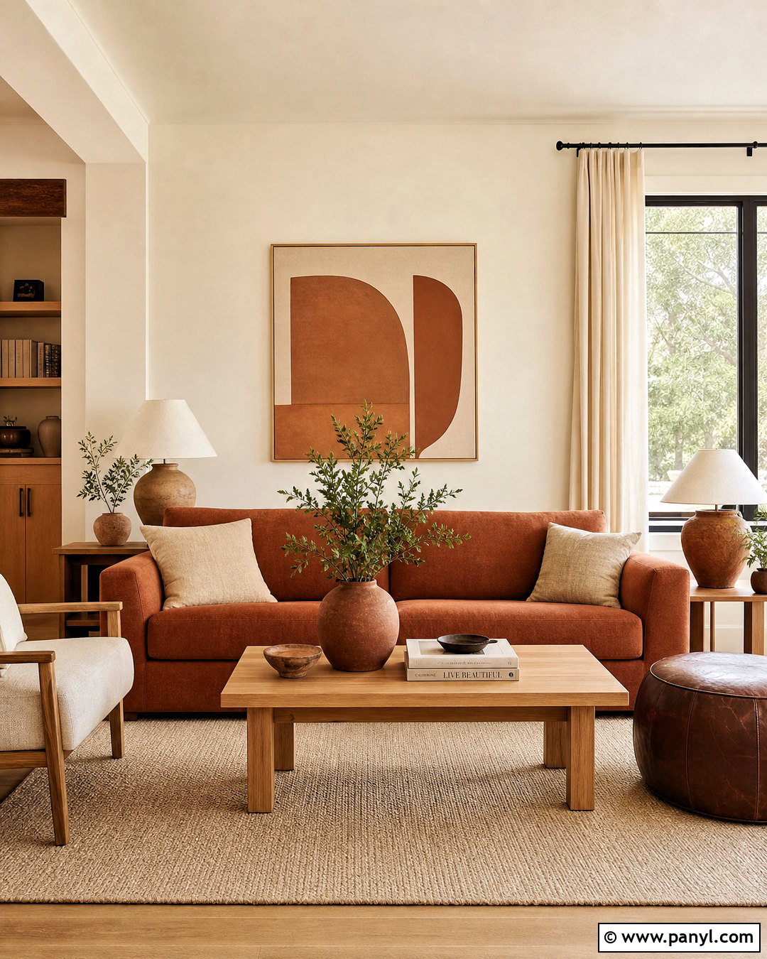 Terracotta And Cream Living Room - 20 terracotta color palette living room ideas