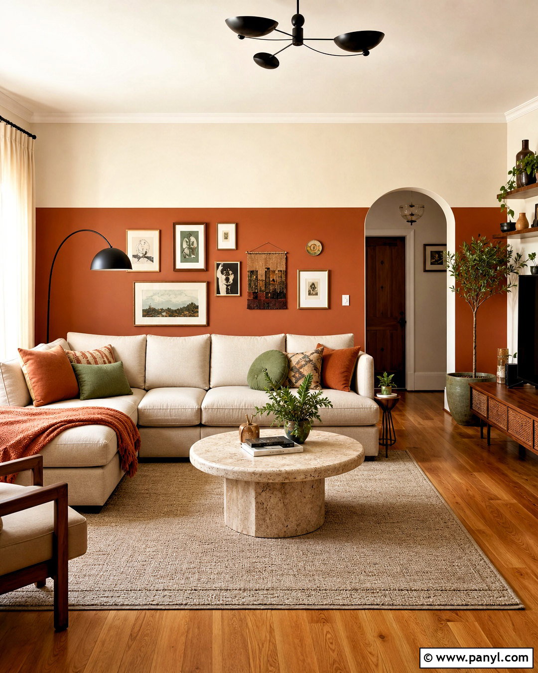 Terracotta And Cream Living Room Walls - 20 2 tone living room walls paint colors