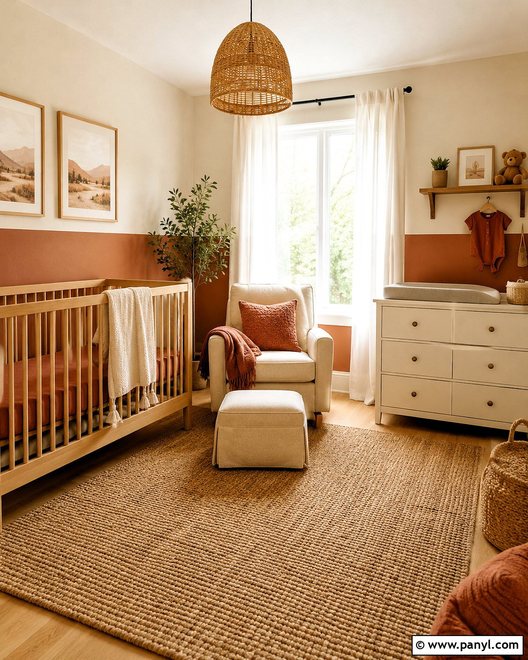 Terracotta And Cream Nursery - 20 nursery color scheme ideas