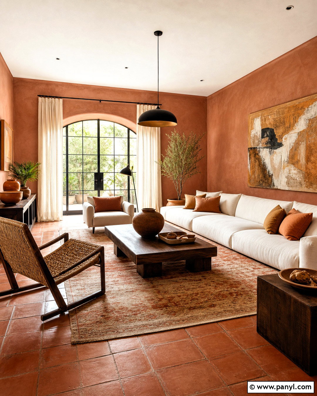 Terracotta And Cream Sitting Room Color Scheme - 20 sitting room ideas color schemes