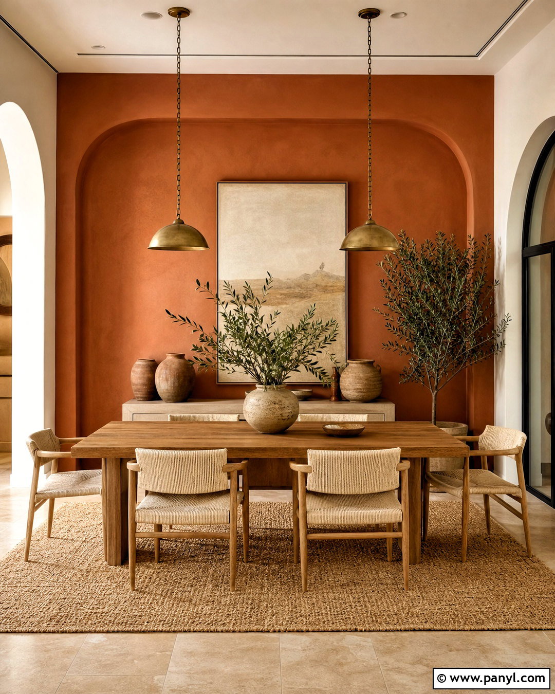 Terracotta And Cream Wall Colour Combination - 20 wall colour combinations