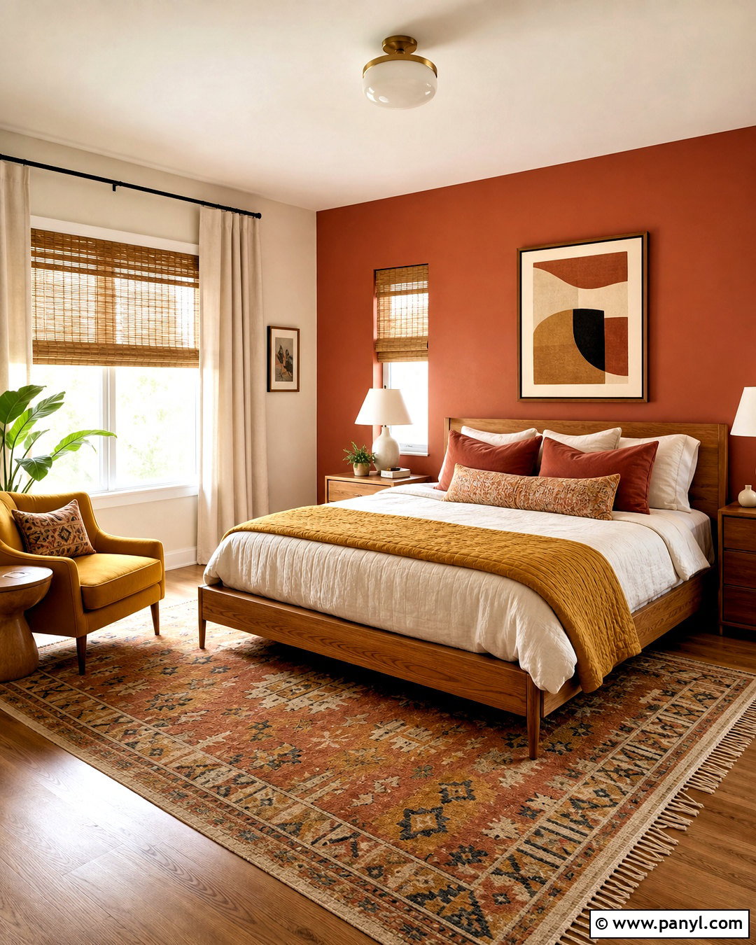 20 Terracotta Color Palette Bedrooms for a Cozy Retreat