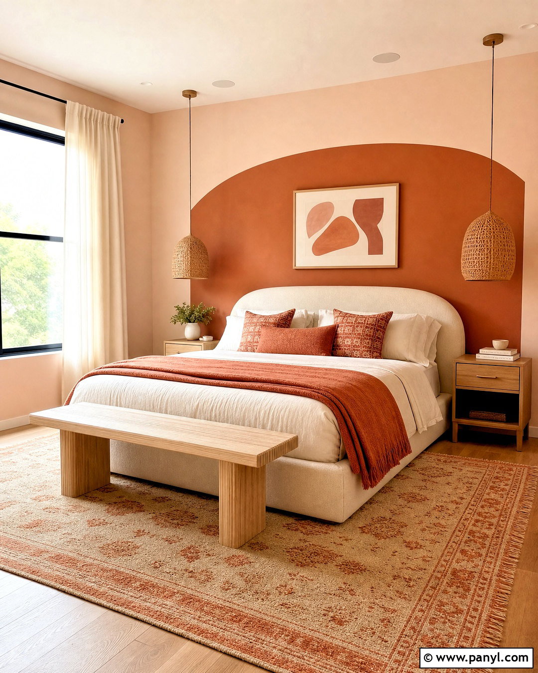 Terracotta And Peach Bedroom - 20 terracotta color palette bedrooms