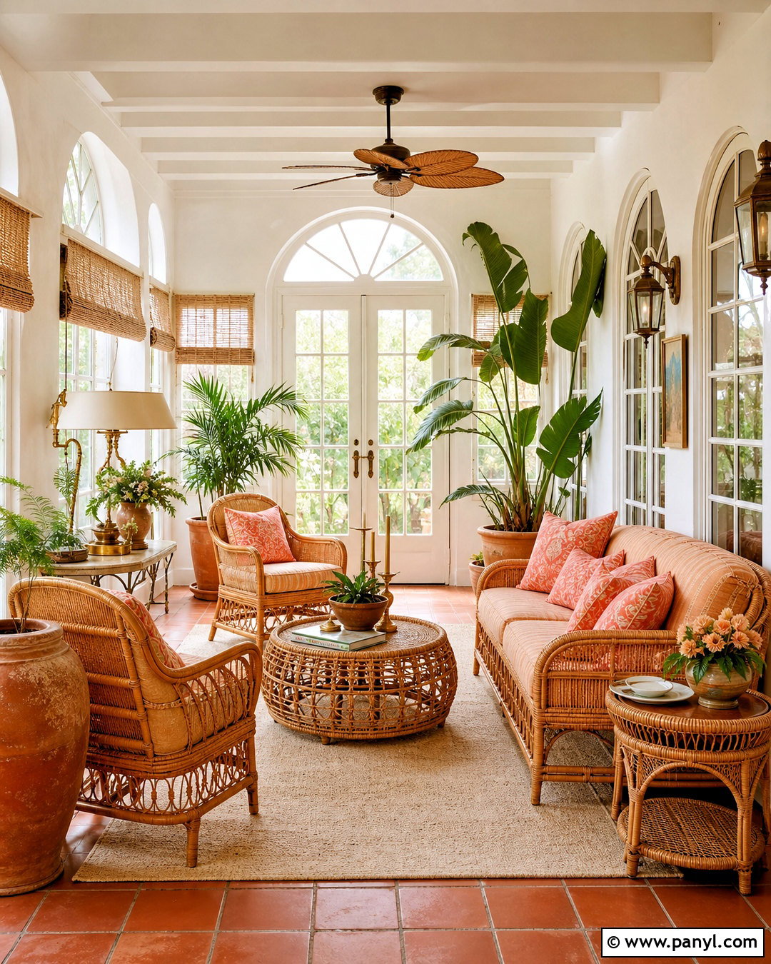 Terracotta And Peach Sunroom - 20 terracotta colour palette ideas