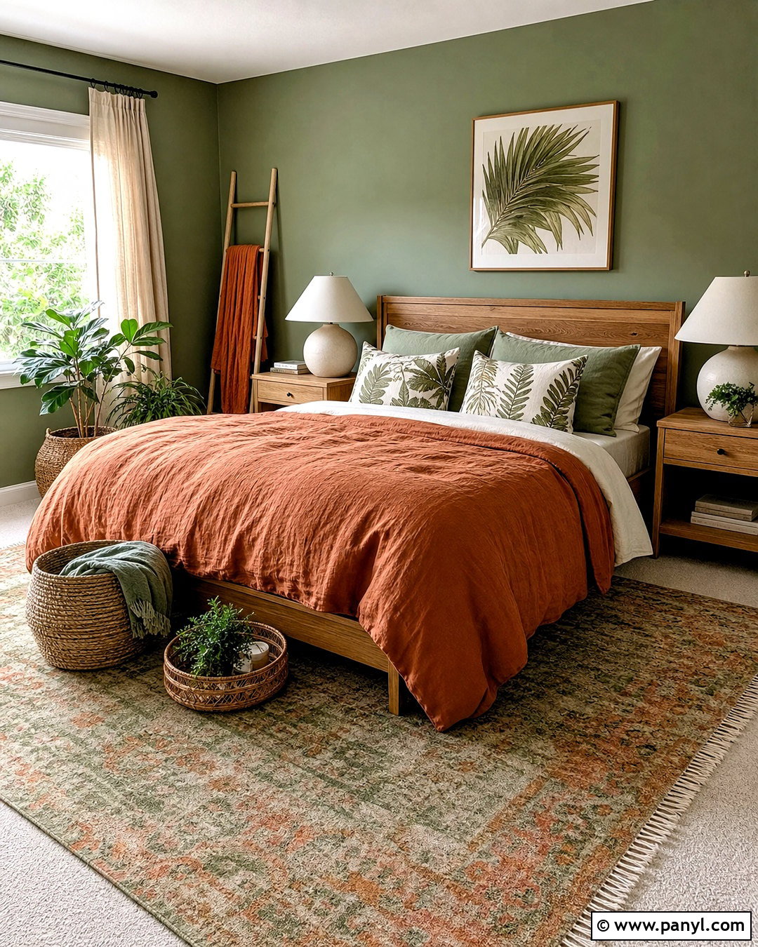Terracotta And Sage Green Bedroom - 20 terracotta color palette bedrooms