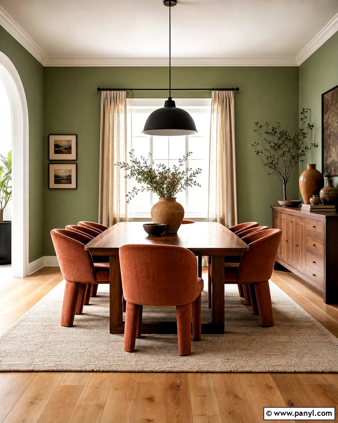 Terracotta And Sage Green Dining Room - 20 terracotta colour palette ideas