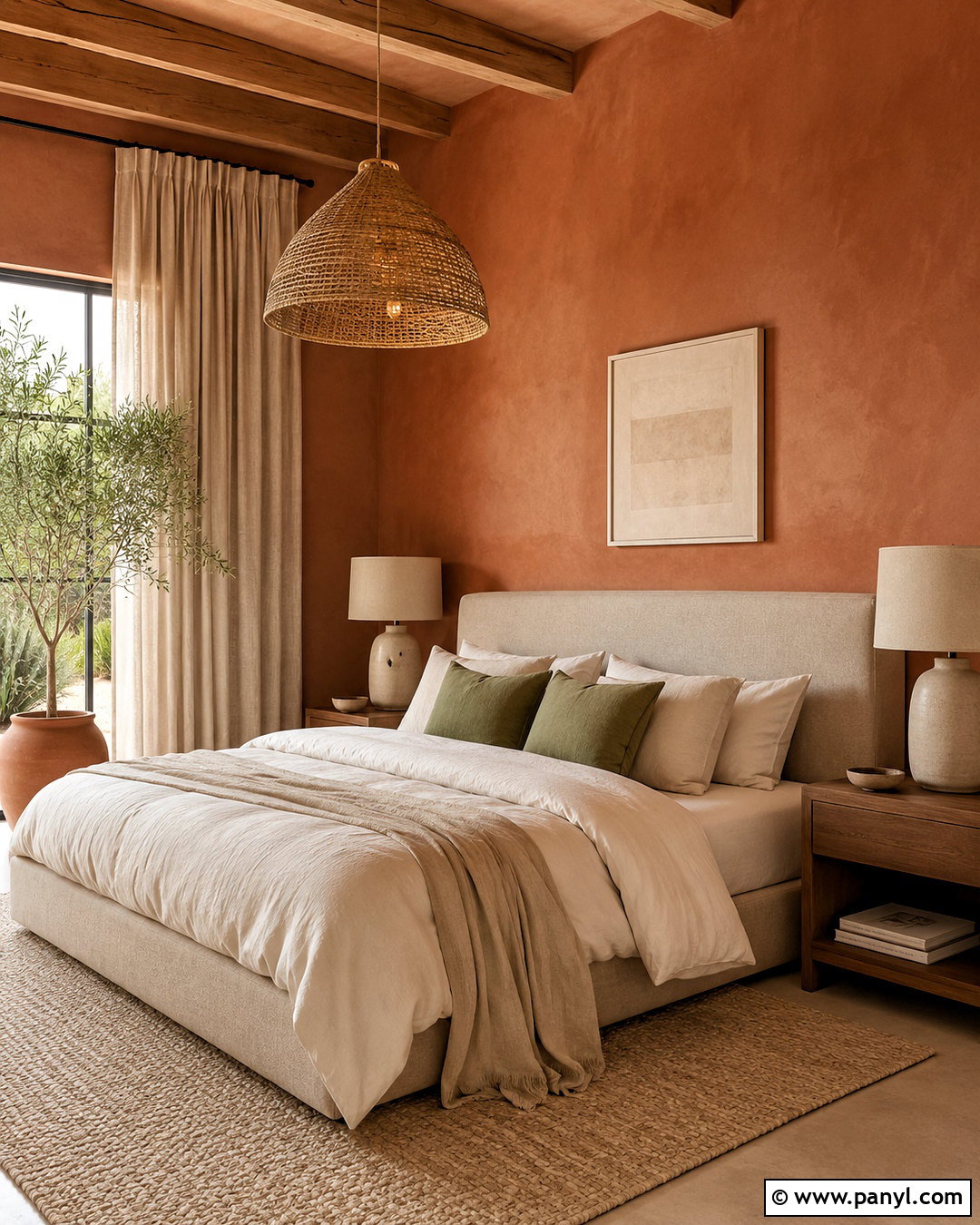 Terracotta And Sand Bedroom Palette - 20 cozy bedroom color palette ideas