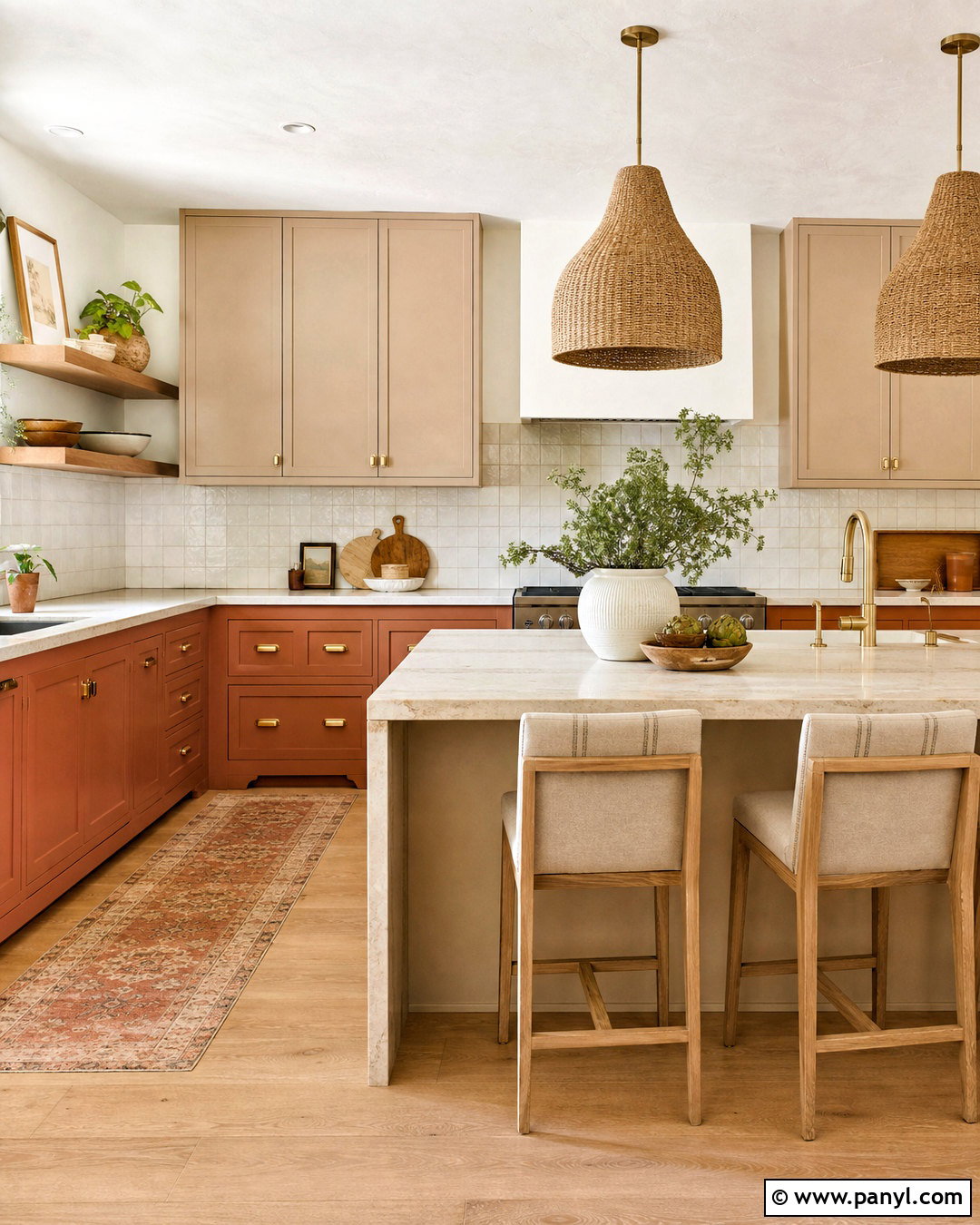 Terracotta And Sand Kitchen - 20 kitchen colours ideas
