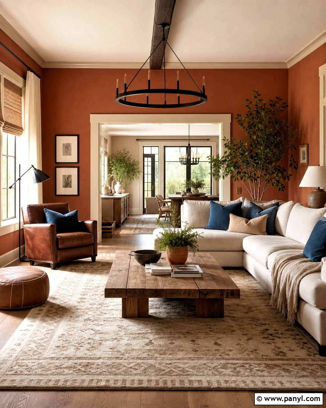 Terracotta And Sand Living Room Paint - 20 living room paint ideas color schemes