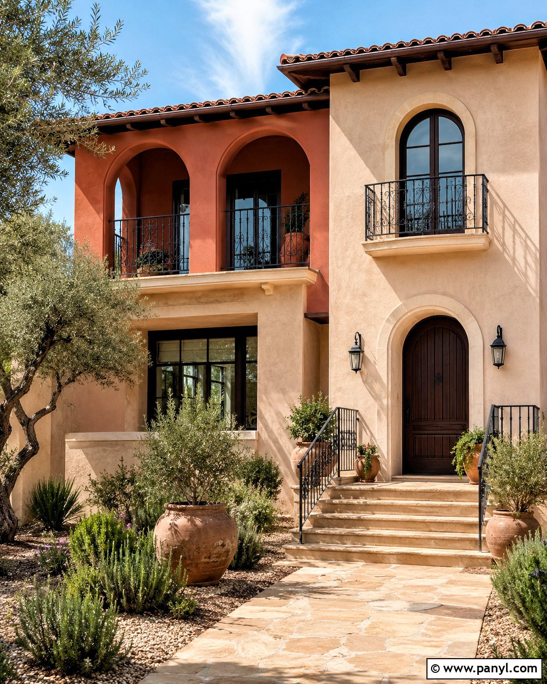 Terracotta And Sand Outer Wall - 20 outer wall colour combination ideas