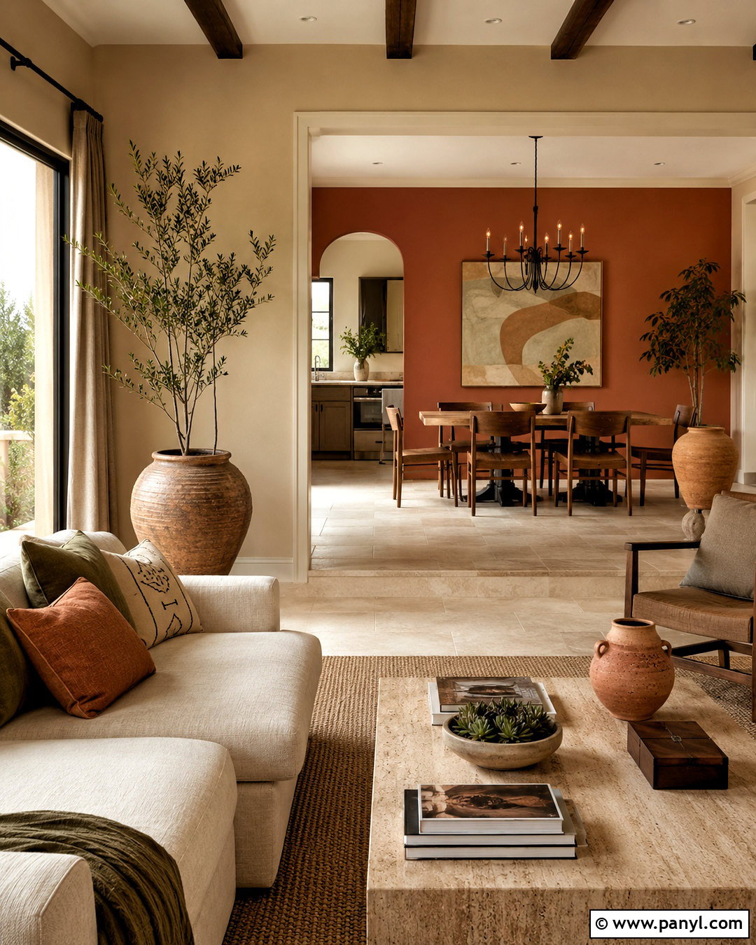 Terracotta And Sand Paint Color Scheme - 20 paint color schemes for home ideas