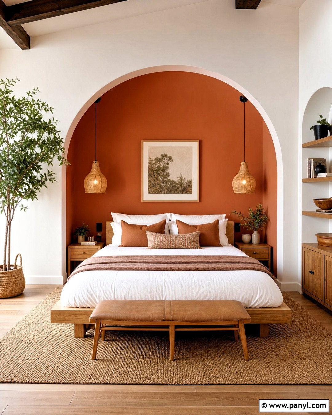 Terracotta Arch Accent Wall Paint - 20 accent wall paint designs