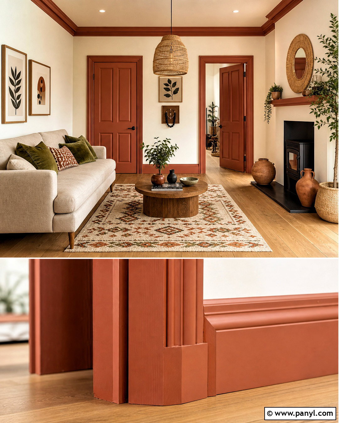Terracotta Architrave And Skirting - 20 architraves and skirting ideas