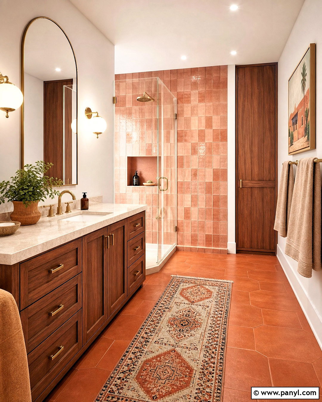 Terracotta Bathroom - 20 bathroom ideas