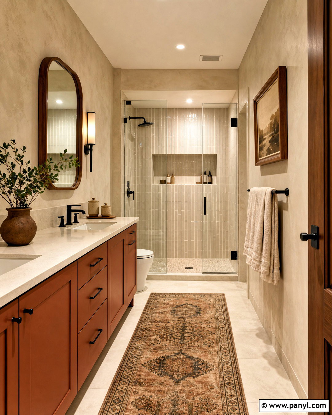 Terracotta Bathroom Cabinets - 20 bathroom cabinet color ideas