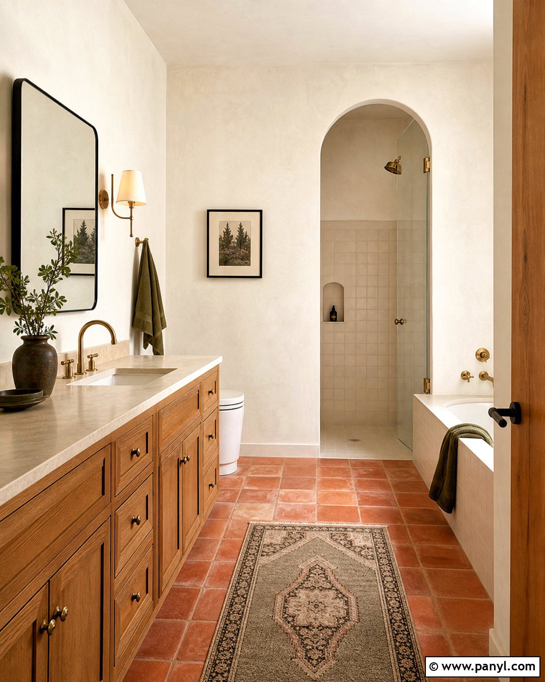 Terracotta Bathroom Color Scheme - 20 bathroom color scheme inspiration ideas
