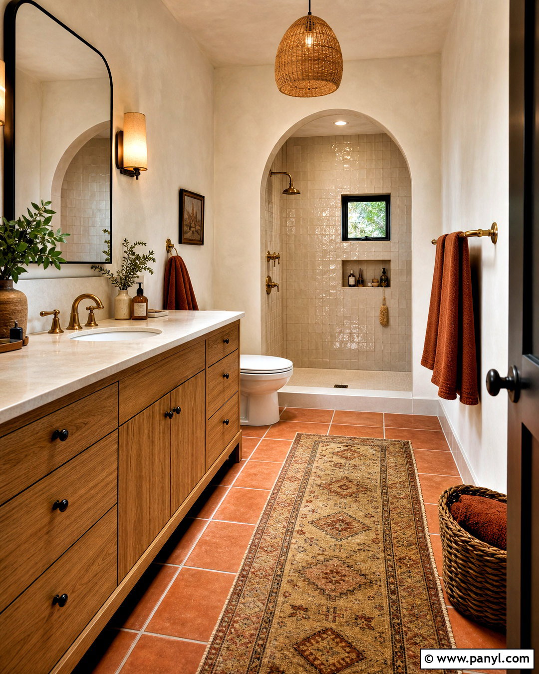 Terracotta Bathroom Decor - 20 bathroom decor ideas