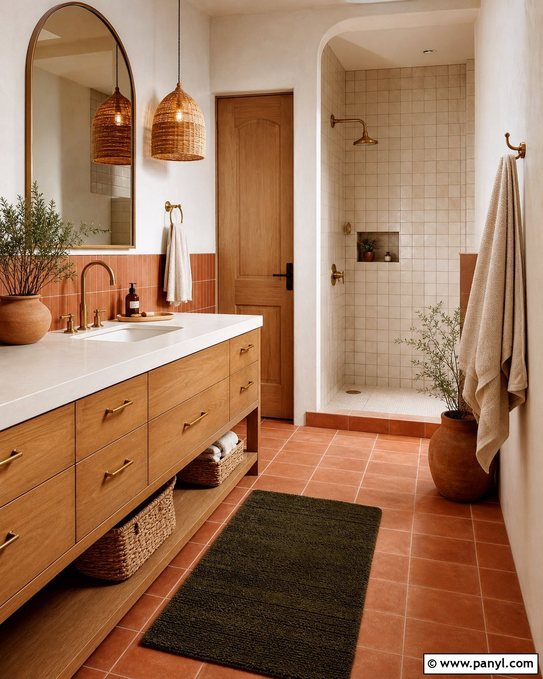 Terracotta Bathroom - 25 Bathroom Color Trends 2027