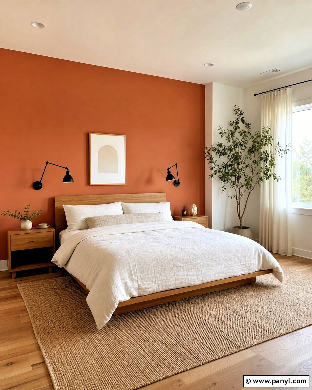 Terracotta Bedroom Accent Wall - 20 terracotta bedroom walls