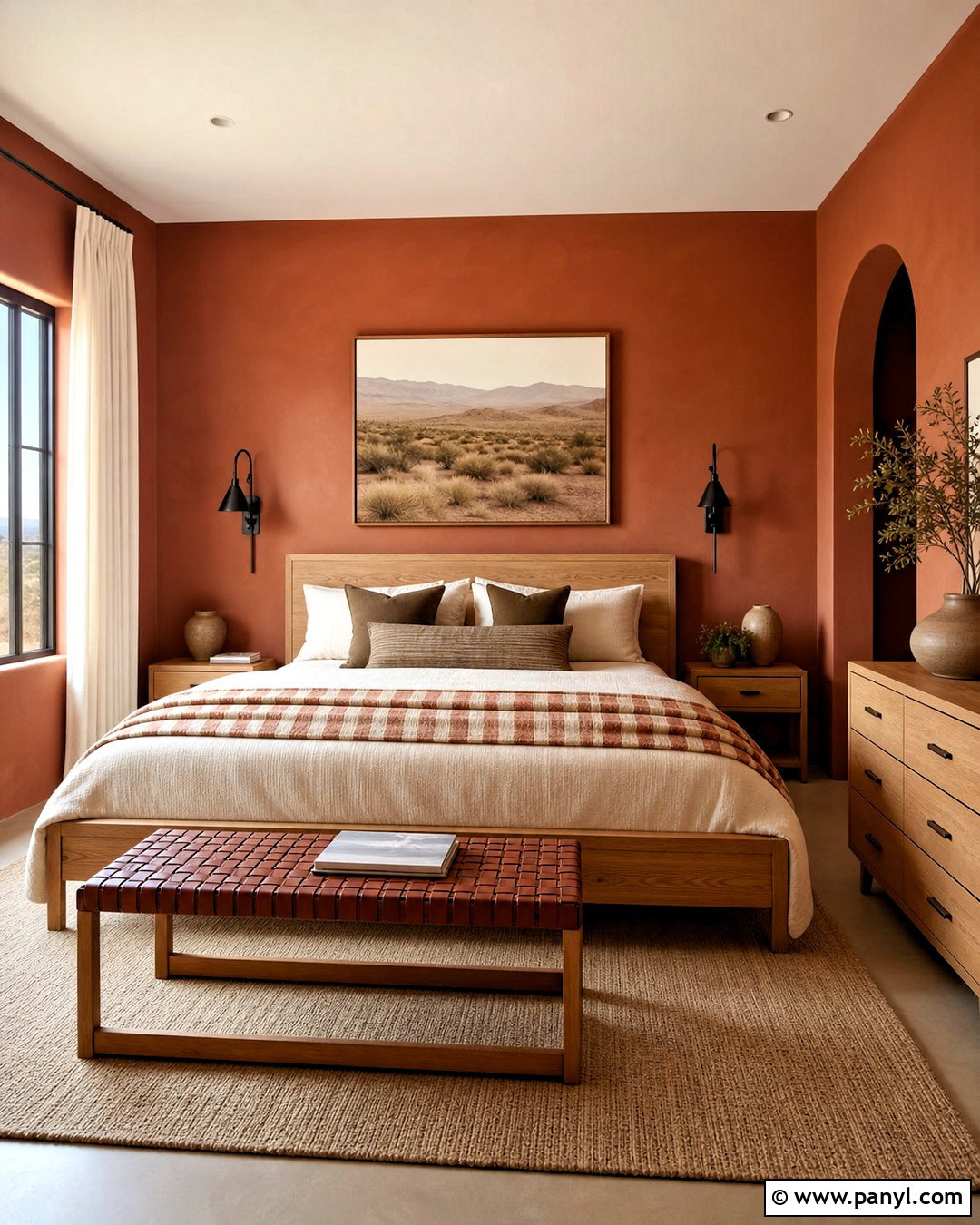 Terracotta Bedroom Paint - 20 warm paint colors for bedroom ideas
