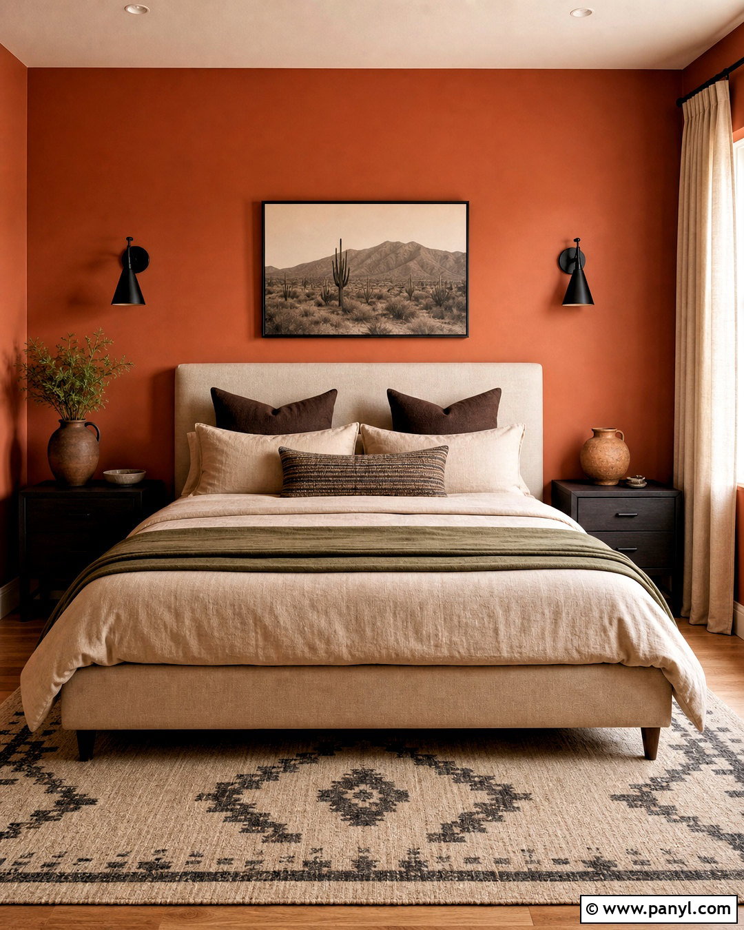 Terracotta Bedroom Paint Color - 20 room paint colors bedroom ideas