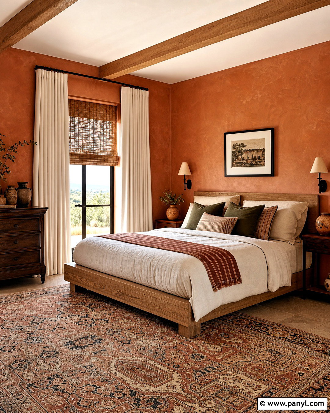 Terracotta Bedroom Paint Color - 20 cozy bedroom paint colors