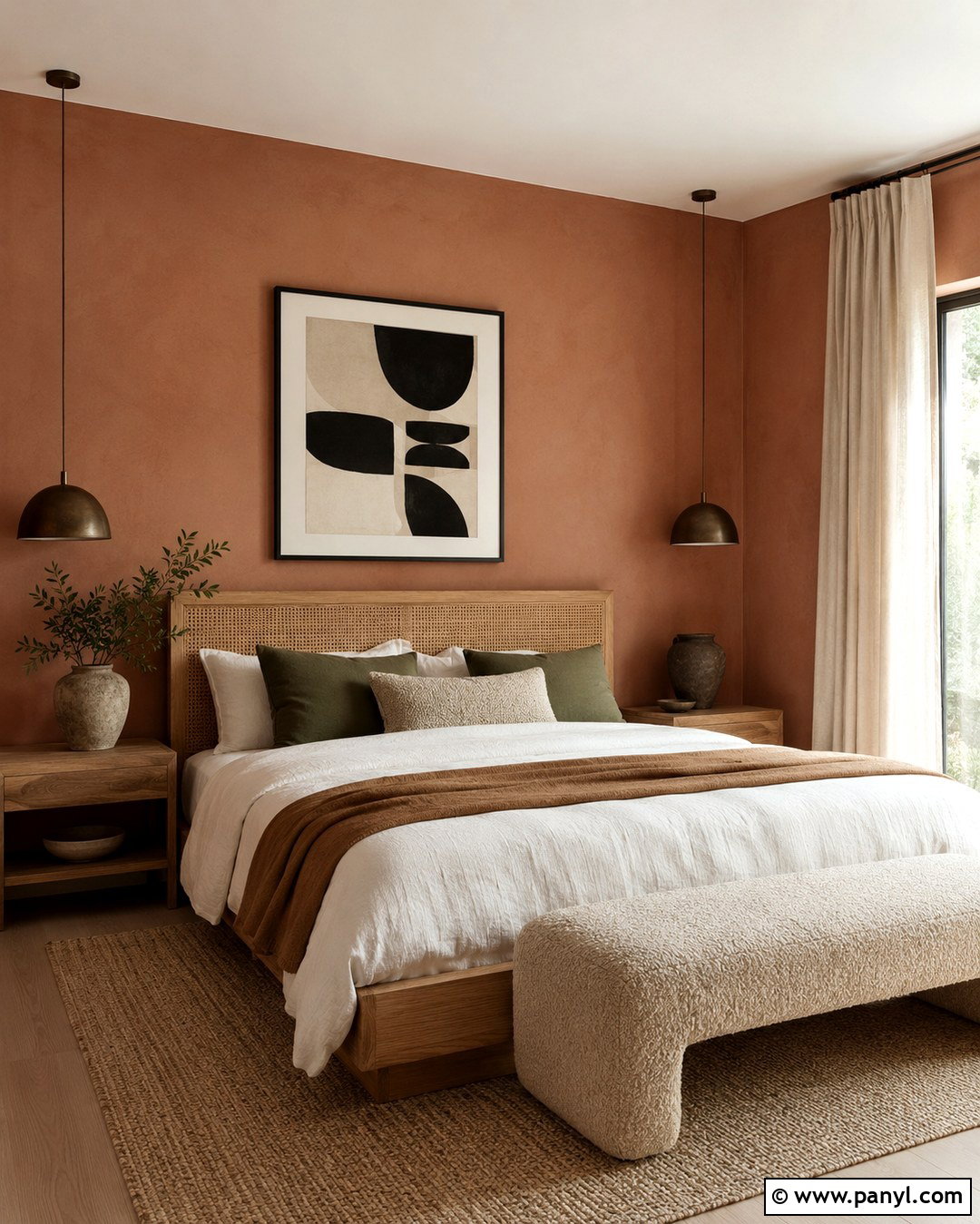 Terracotta Bedroom Walls - 20 Modern Wall Colors Bedroom Ideas