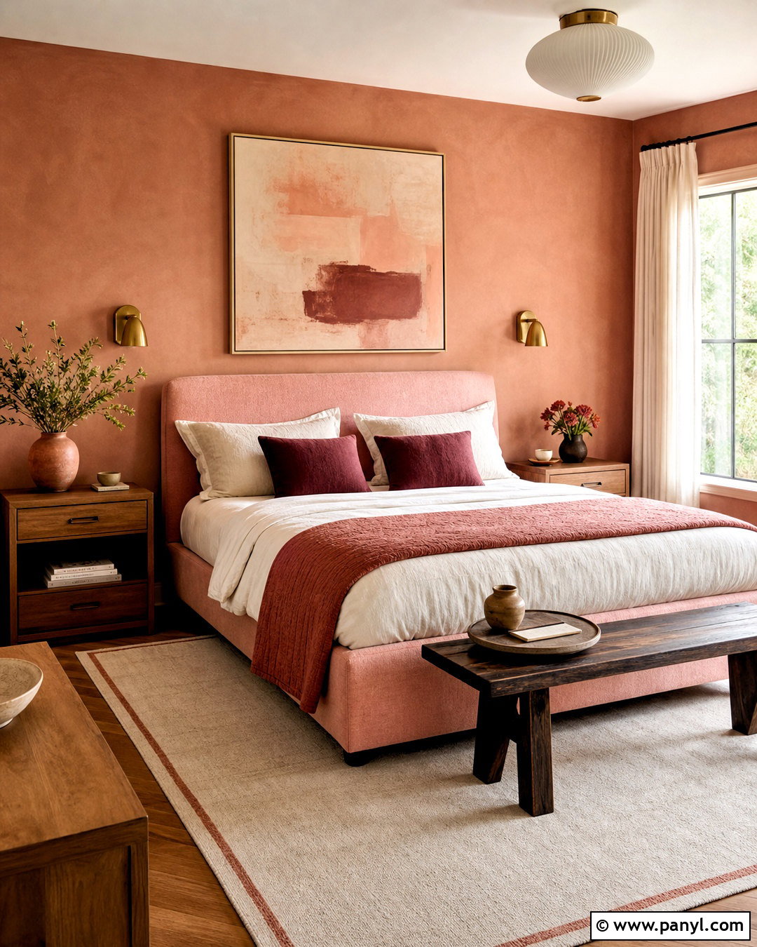 Terracotta Bedroom With Blush Pink - 20 teracotta ideas interior ideas