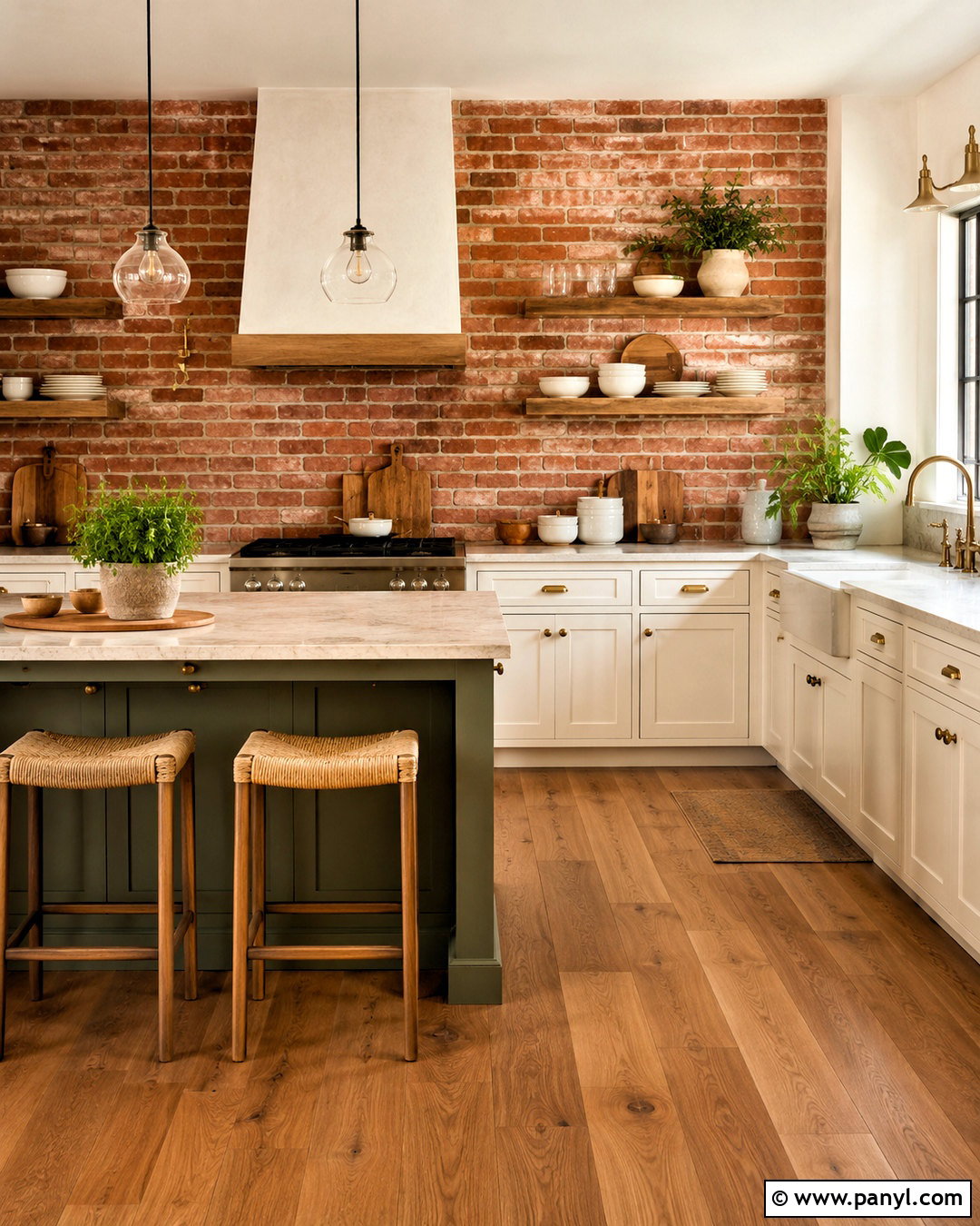 20 Colored Brick Wall Interior Design Ideas for Urban Style