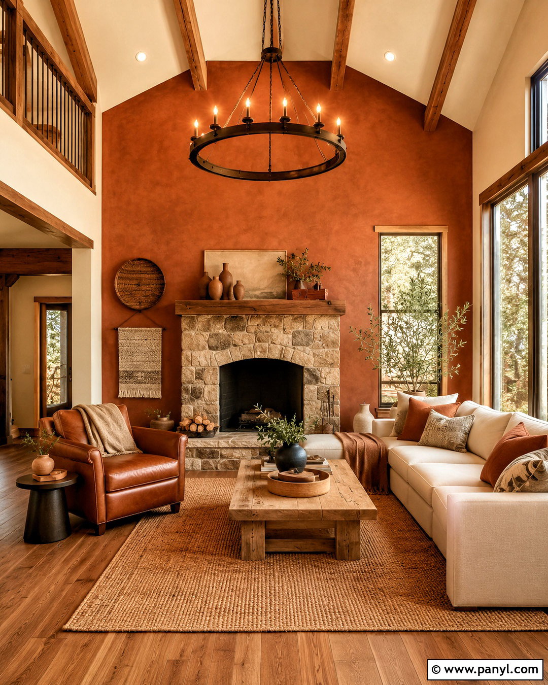 Terracotta Cabin Color Scheme - 20 cabin color schemes