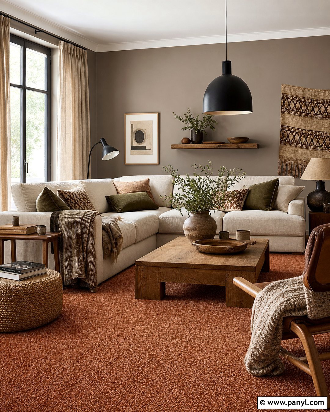 Terracotta Carpet With Gray Walls - 30 Carpet Colors With Gray Walls