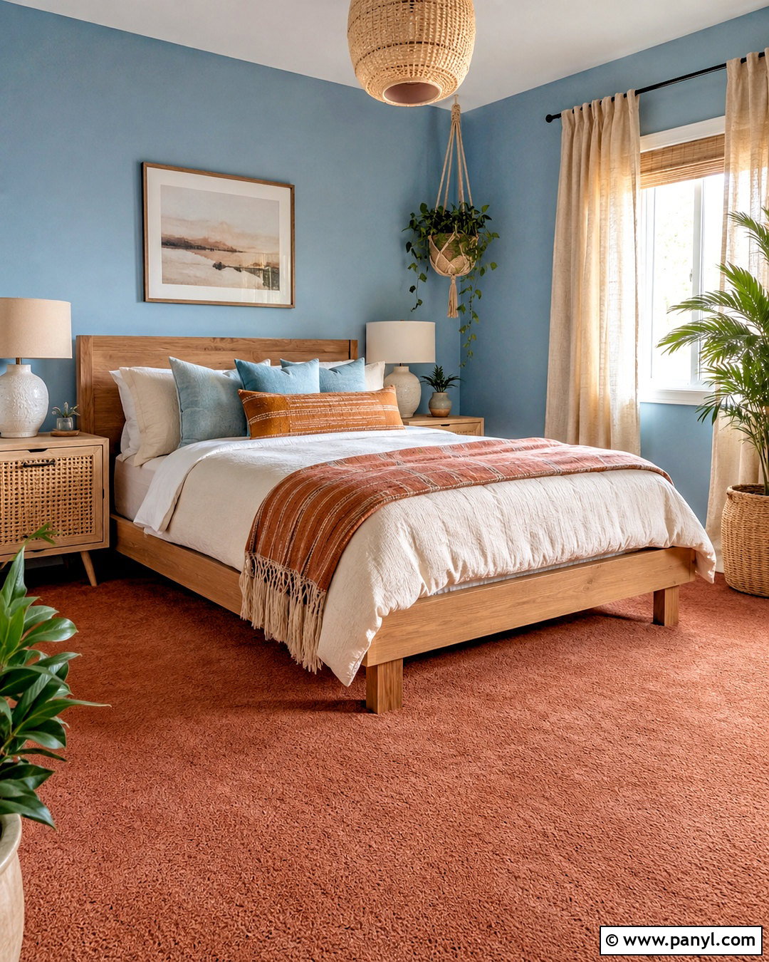 Terracotta Carpet With Light Blue Walls - 20 What Color Carpet Goes With Light Blue Walls