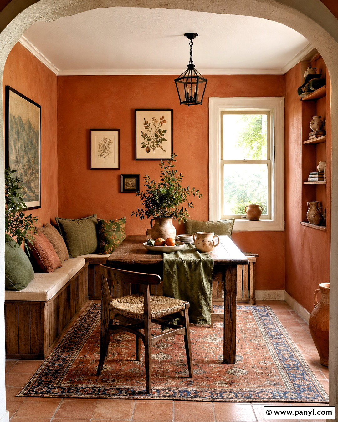 Terracotta Cottagecore Paint Color - 20 cottagecore paint colors