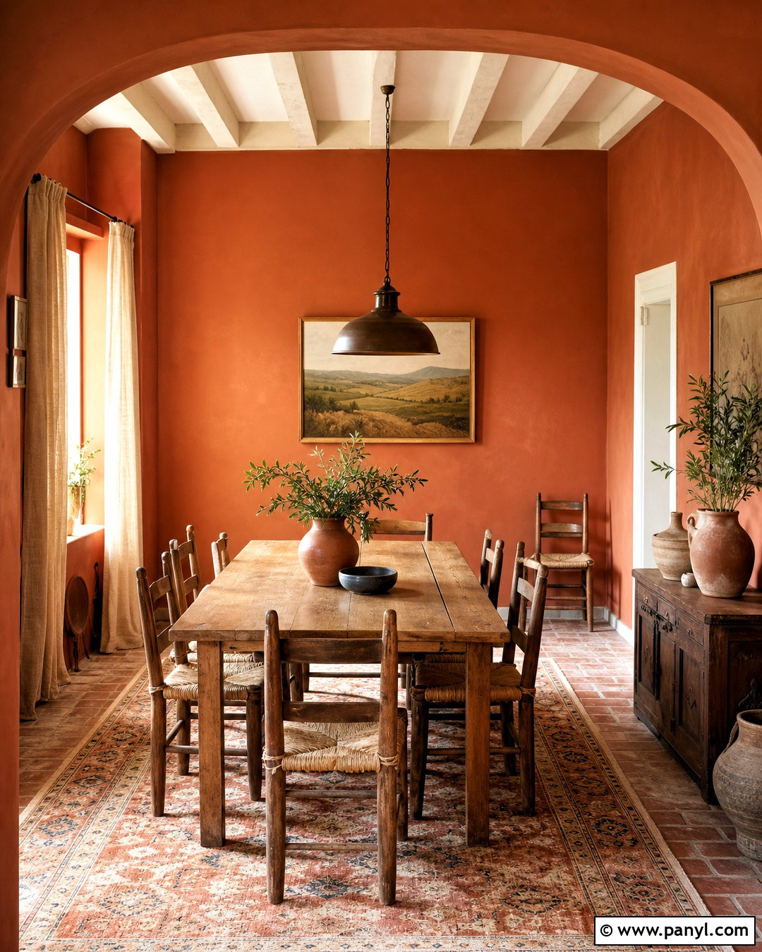 Terracotta Dining Room Color Scheme - 20 room colour ideas