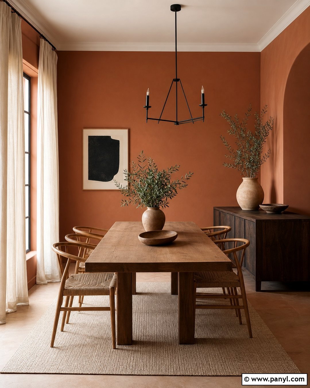 Terracotta Dining Room Wall Color - 50 wall colour ideas