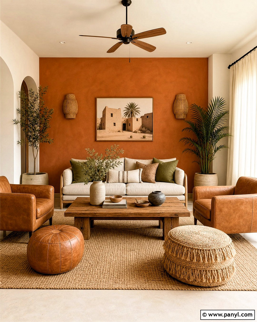 Terracotta Drawing Room Colour - 20 drawing room colour ideas