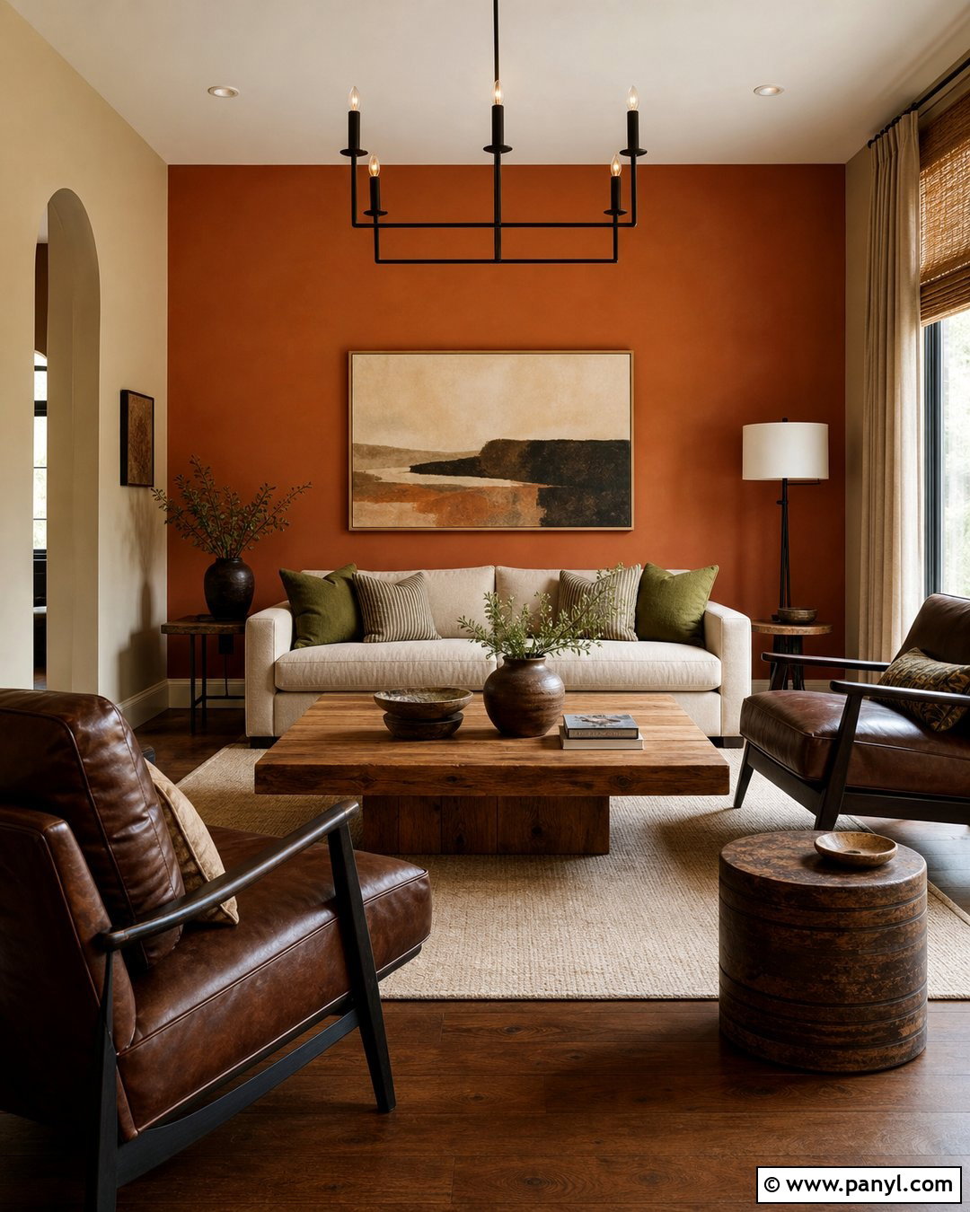 Terracotta Drawing Room Wall Colour - 30 drawing room wall colour ideas