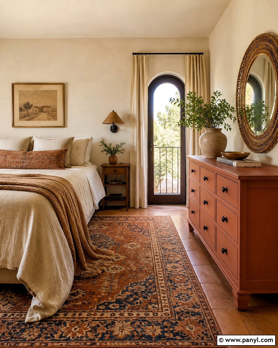 Terracotta Dresser - 20 dresser color ideas