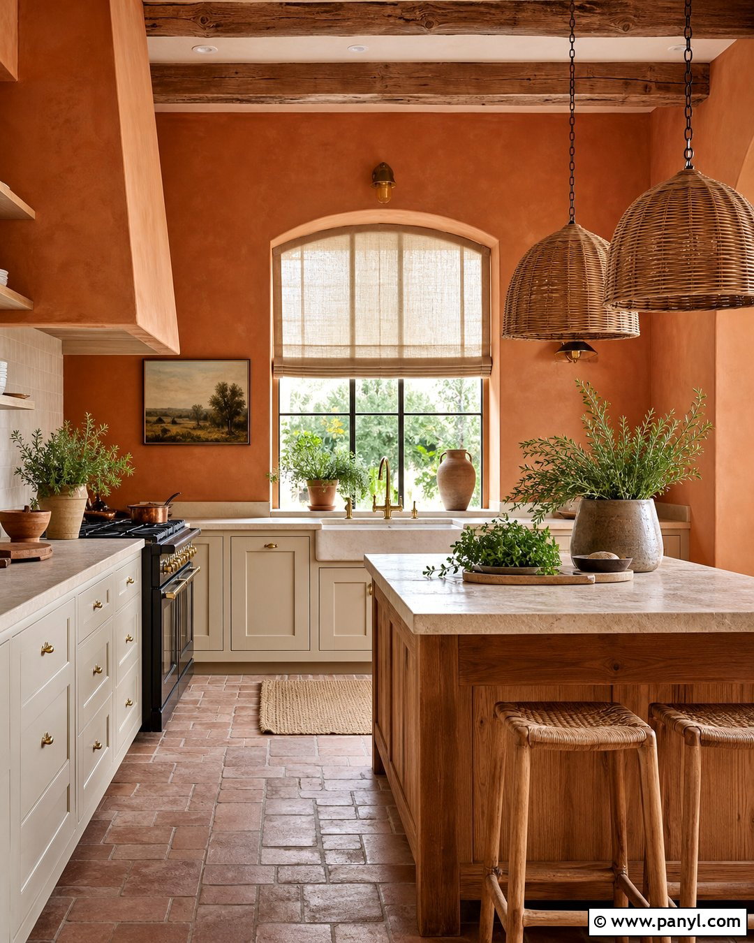 Terracotta Farmhouse Kitchen Walls - 30 Farmhouse Kitchen Wall Colors