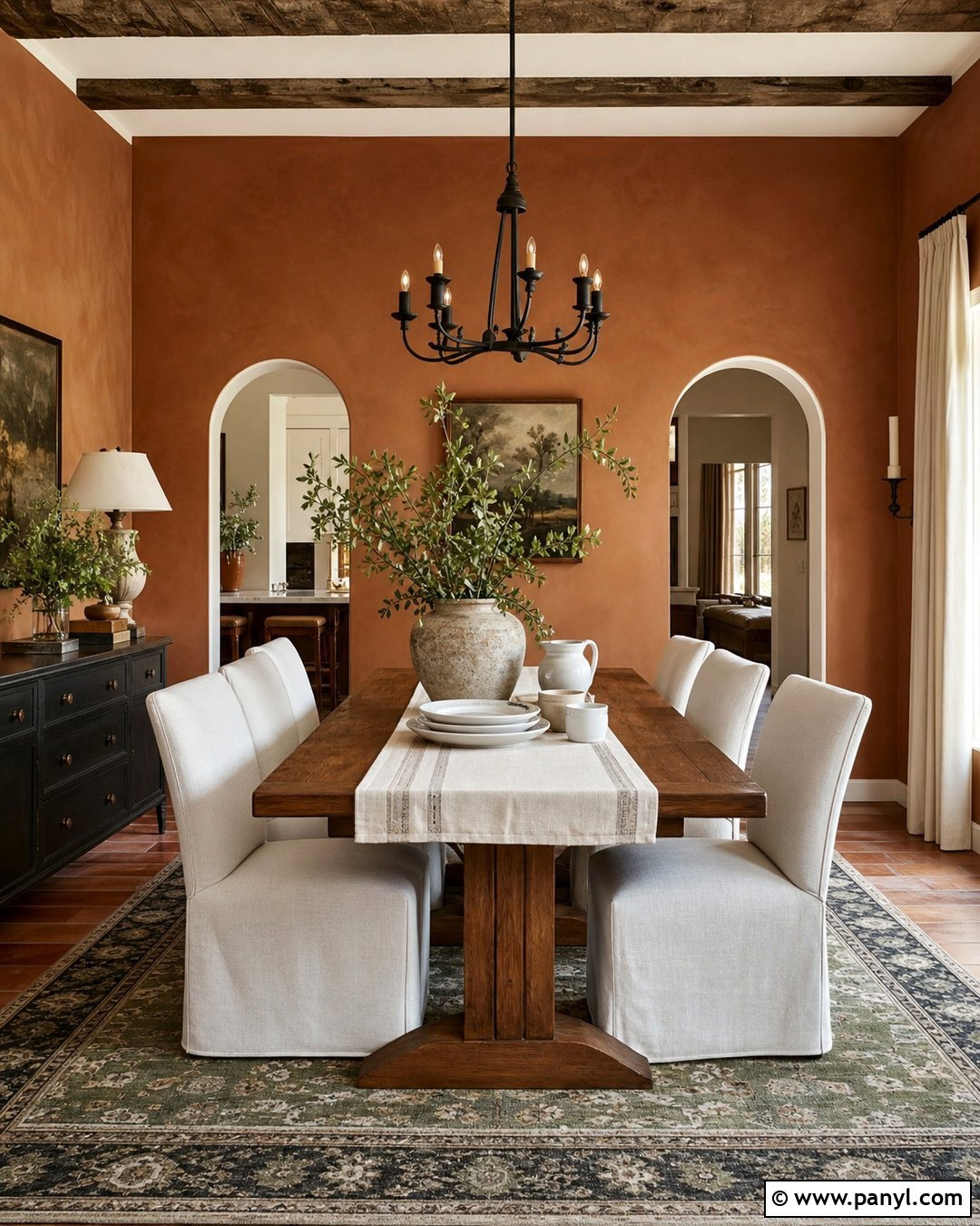 Terracotta Farmhouse Walls - 35 Farmhouse Wall Colors